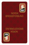 NBF kort, rød - pakke med 12 stokker