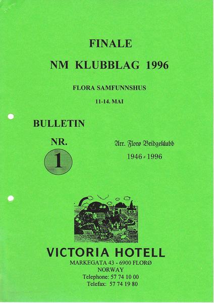 NM for klubblag 1996 Florø