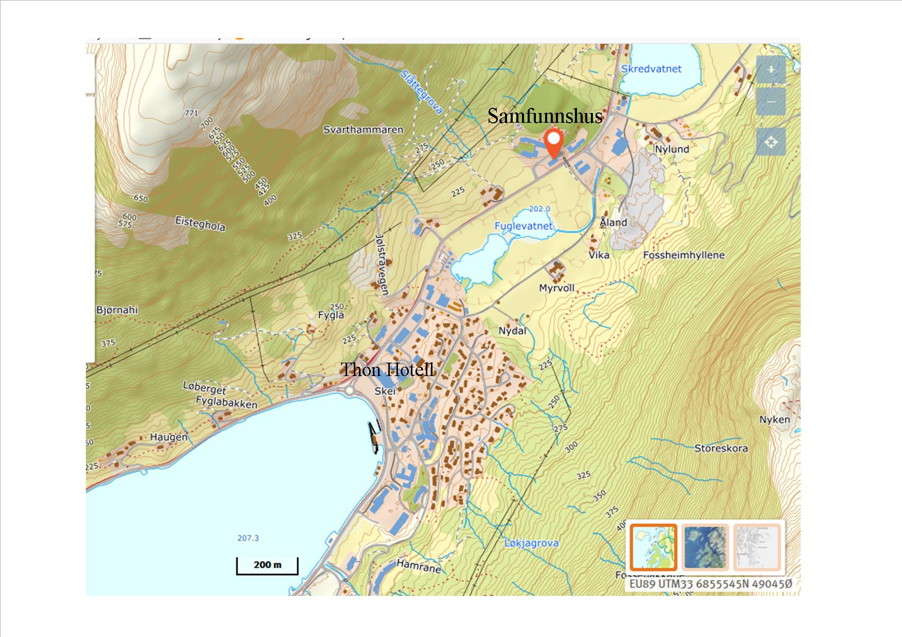 Romprisar Thon Hotell, Skei