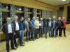  Seierspallen i Minneturneringa 2012. F.v  2.plass BKCK, 1.plass BingBang og 3.plass Tørrfesk